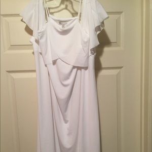 White off the shoulder dress